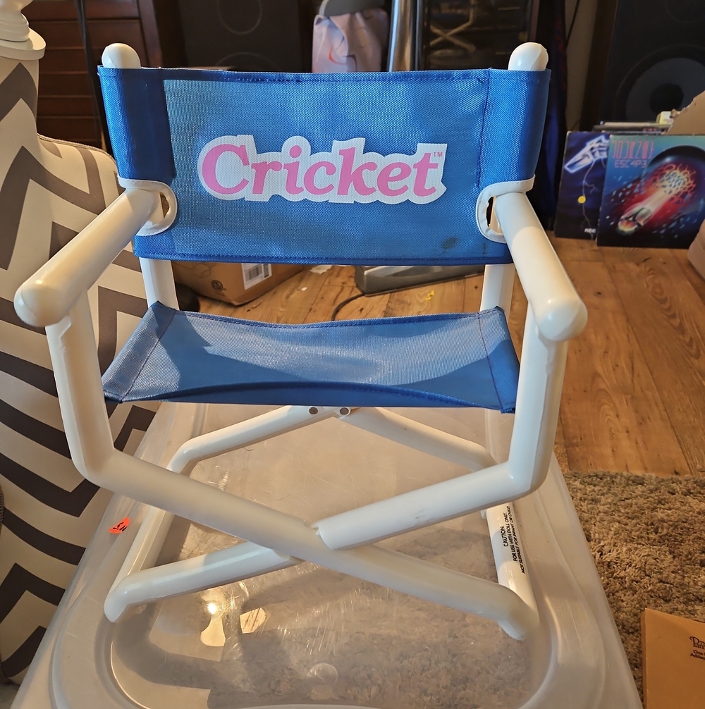 Cricket Kids Blue Folding Director Chair by Cricket